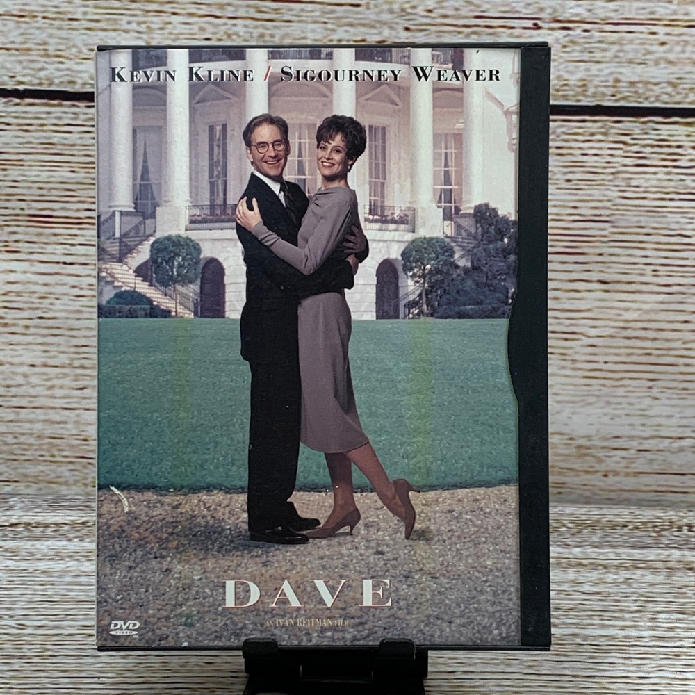 Dave [1993 DVD] Movie Kevin Kline Sigourney Weaver Comedy Warner‎ Home Video